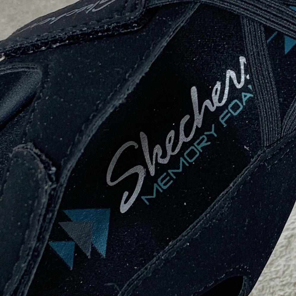 Skechers Womens Reggae Slim Takes Two Black Sandals Size 8 - 163112 BBK - Picture 10 of 10